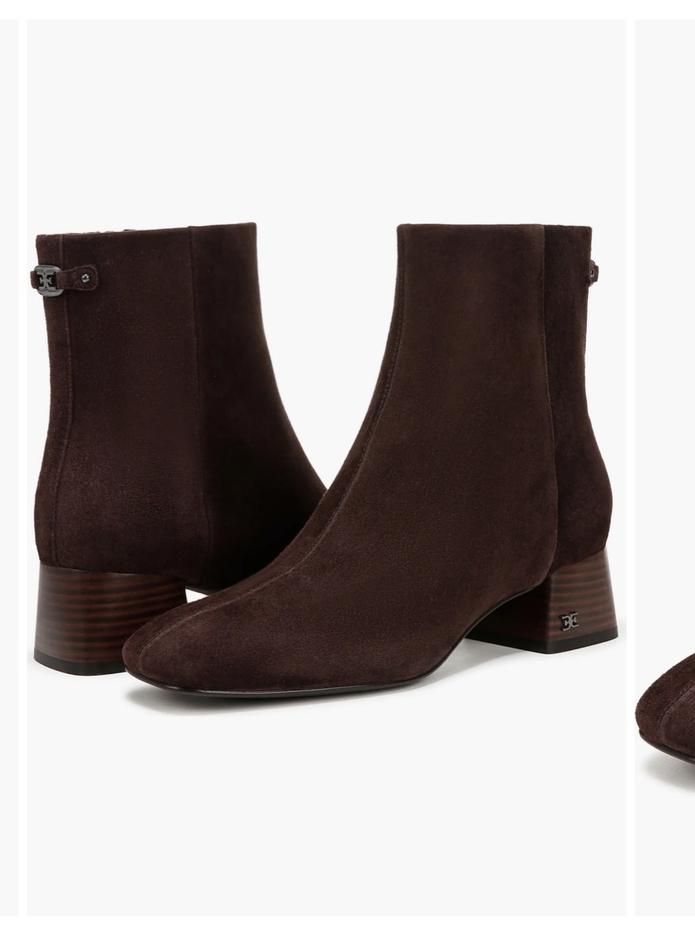 Sam Edelman Paige Brown Suede Bootie 6